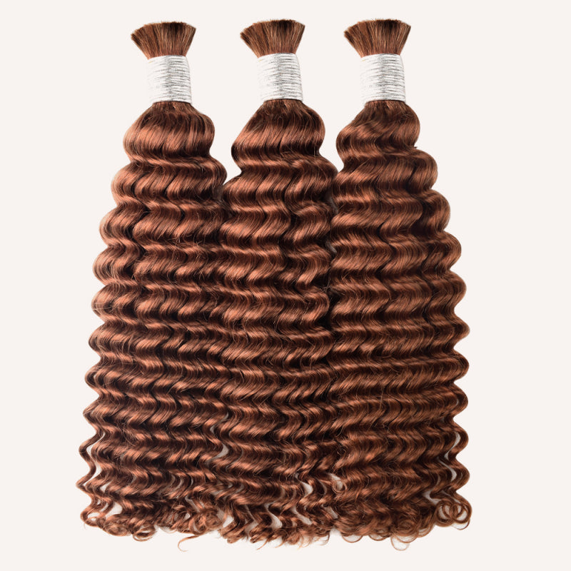Deepwave Coloured bulk  Hair - 100% Human Hair for  Boho Style Braids