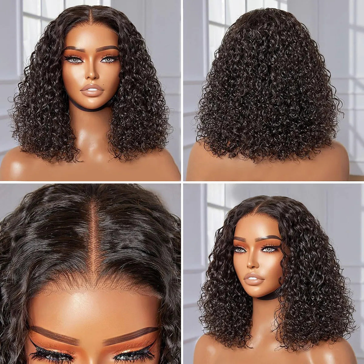 Finesse Luxury Hair - Curly Short Bob Glueless Wig