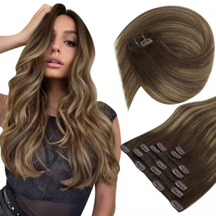 Finesse Luxury Hair - Full Head Set Clip-In Hair Extensions