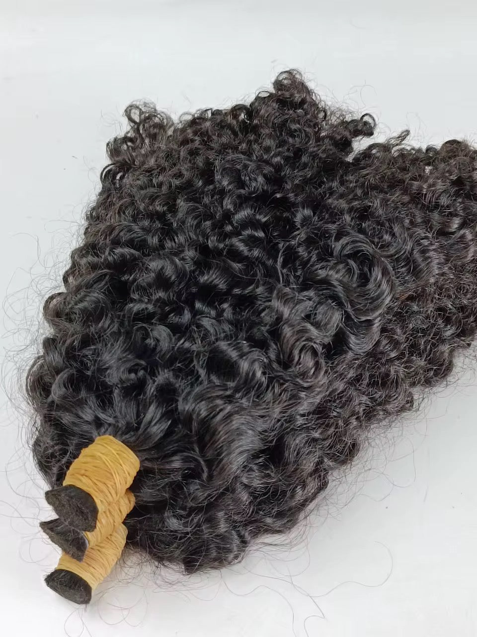 Finesse Luxury Hair - Burmese Curly Virgin Bulk Human Hair for  Boho Style Braids