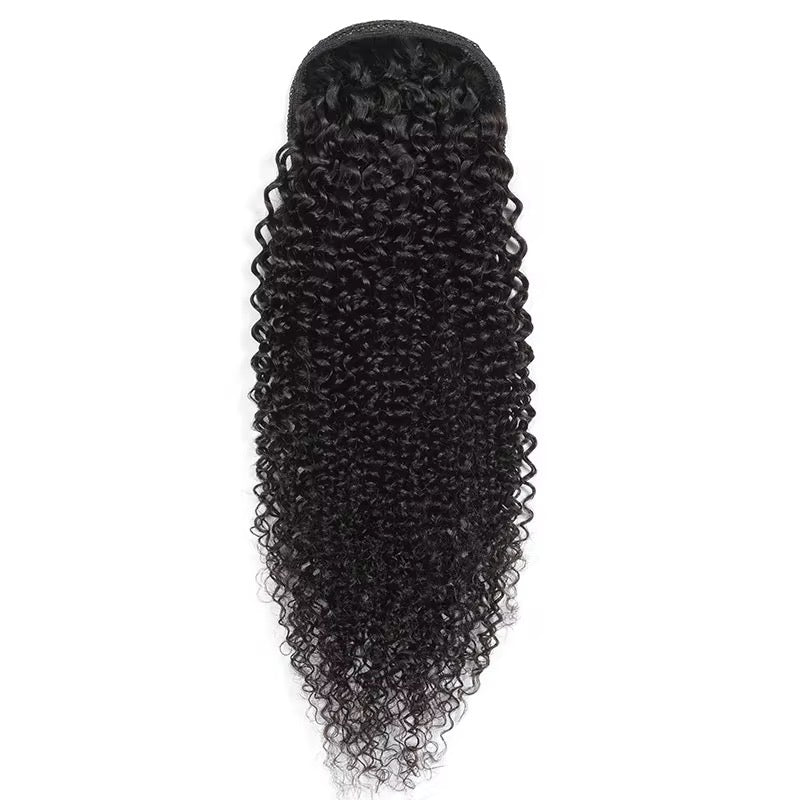 Finesse Luxury Wig - Deep Curly Drawstring Ponytail Human Hair  ✨