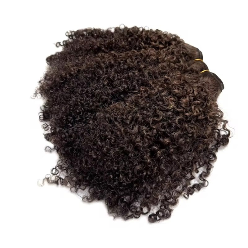 Finesse Luxury Hair - Afro Kinky Curly Brown Highlights
