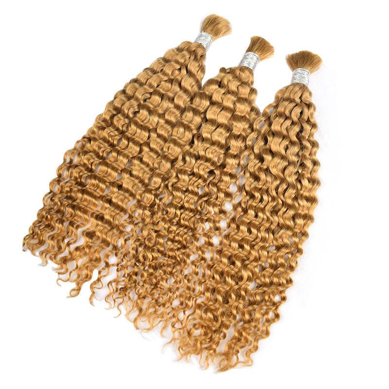 Deepwave Coloured bulk  Hair - 100% Human Hair for  Boho Style Braids