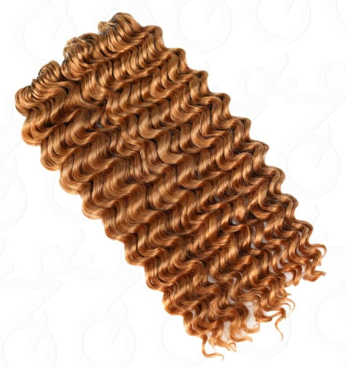 Crochet Blonde Deep-Wave Human Hair, High Quality Pre-Stretched, Tangle Free & Long Lasting. Easy DIY Install- Natural Texture & Soft Bouncy Feel